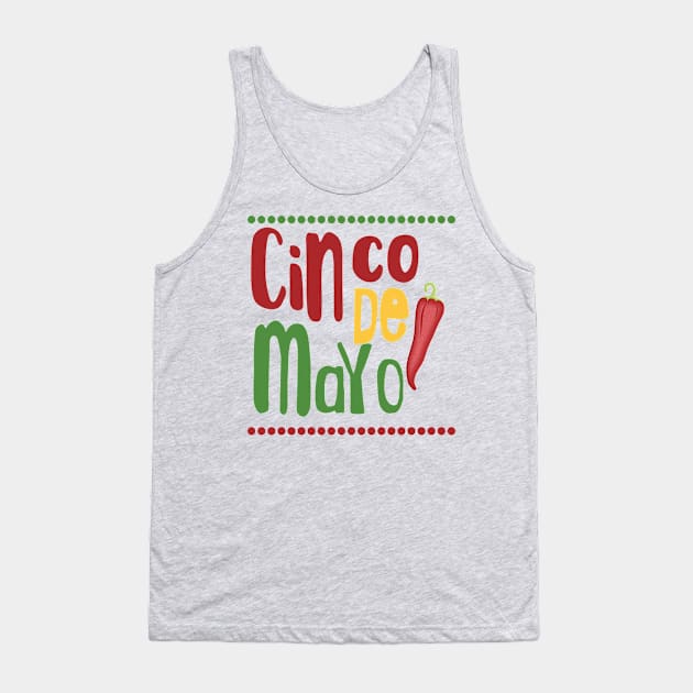 Cinco de Mayo Tank Top by PeppermintClover